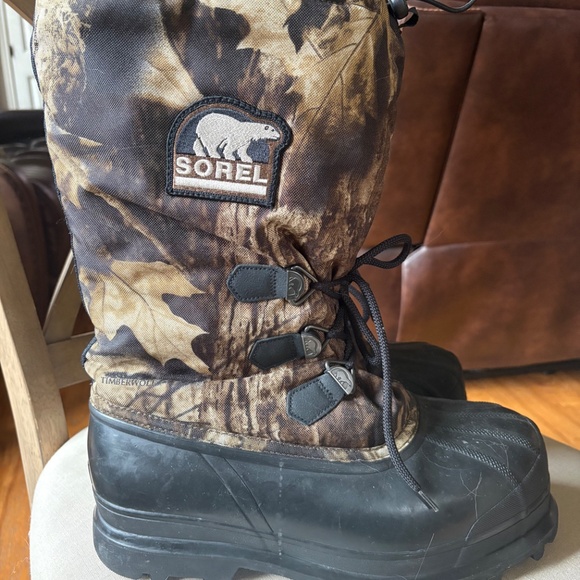 Men\'s Tall Camo Sorel Insulated Winter Boots main image 6